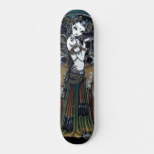 "Melita" Tribal Fusion Dancer Angel Skateboard (Voorkant)