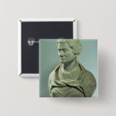 Melitene, priester van de Moeder der Goden, Rom Vierkante Button 5,1 Cm (Voorkant /achterkant)