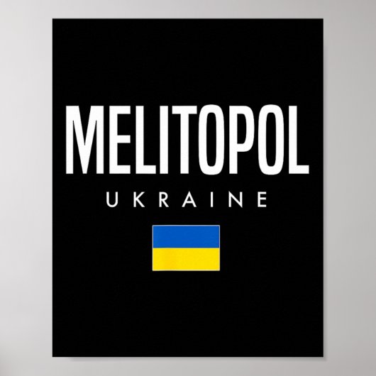 Melitopol Oekraïne Poster (Voorkant)