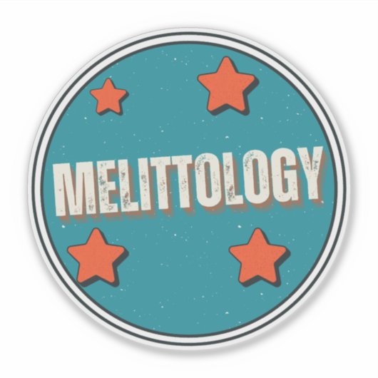 Melittologie Sticker (Voorkant)