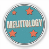 Melittologie Sticker (Voorkant)