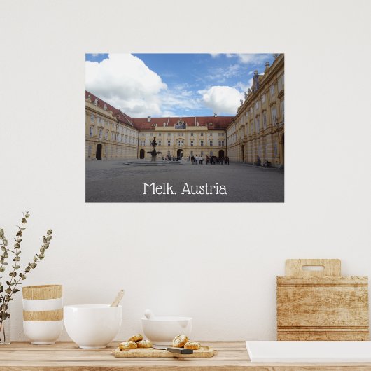 Melk Abbey Austria Poster (Keuken)
