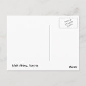 Melk Abbey, Oostenrijk Briefkaart (Achterkant)