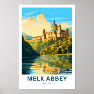 Melk Abbey Oostenrijk Reisprint Poster
