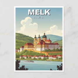 Melk Abbey Oostenrijk Reizen Briefkaart