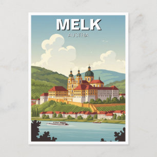 Melk Abbey Oostenrijk Reizen Briefkaart