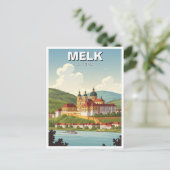 Melk Abbey Oostenrijk Reizen Briefkaart (Staand voorkant)