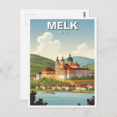 Melk Abbey Oostenrijk Reizen Briefkaart (Voorkant / Achterkant)