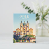 Melk Abdij Oostenrijk Briefkaart (Staand voorkant)