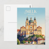 Melk Abdij Oostenrijk Briefkaart (Voorkant / Achterkant)