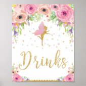 Melk Baby shower Drink op zaterdag Poster (Voorkant)