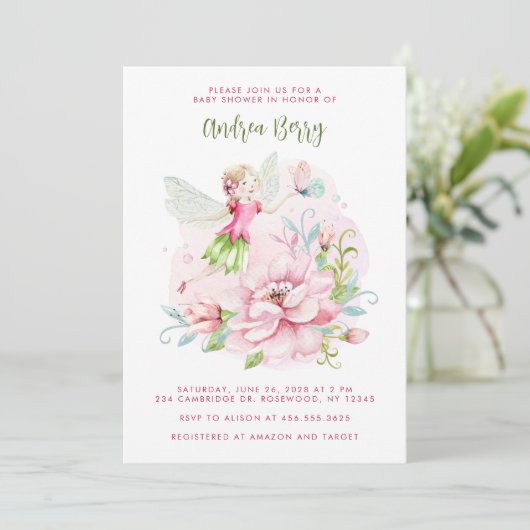 Melk Baby shower Kaart (Staand voorkant)