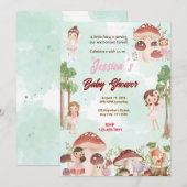 Melk Baby shower Kaart (Voorkant / Achterkant)