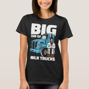 Melk Boerderij zuivelfabriek Koe boer melkbok T-shirt
