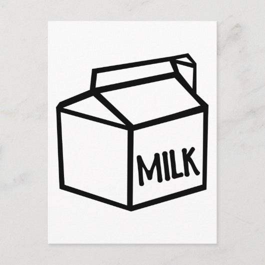 Melk Briefkaart (Voorkant)