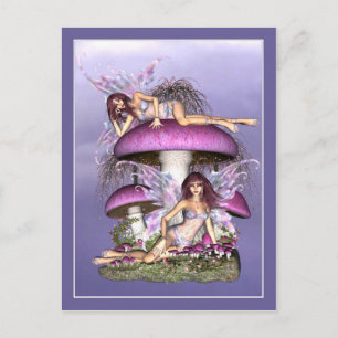 Melk Briefkaart - Paddenstoelen