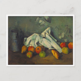 Melk can en appels van Cezanne Briefkaart