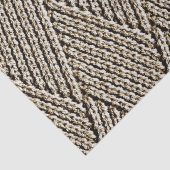 Melk Chocolade Faux Diamond Breipatroon Tissuepapier (Detail)