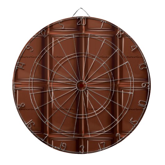 Melk Chocoladereep Dartbord (Voorkant)