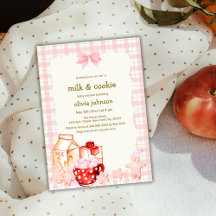 Melk & Cookie Gingham Winter Baby shower