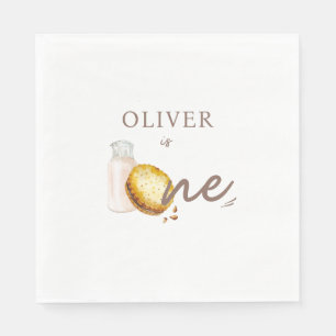 Melk & Cookies Eerste Verjaardagsfeest Servet