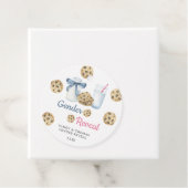 Melk & Cookies Geslacht onthullen Bedankjes Labels (In situ)