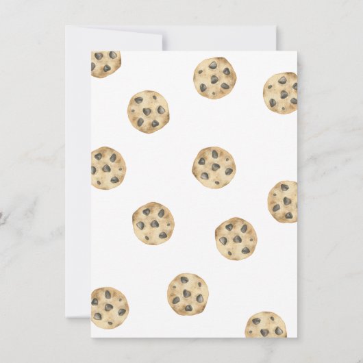 Melk & Cookies Geslacht onthullen Kaart (Achterkant)