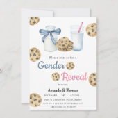 Melk & Cookies Geslacht onthullen Kaart (Voorkant)