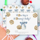 Melk Cookies Hoe groot is mama's buik spel Informatiekaartje