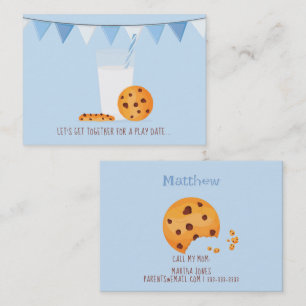 Melk & Cookies Speel Datum Bellen Kaarten