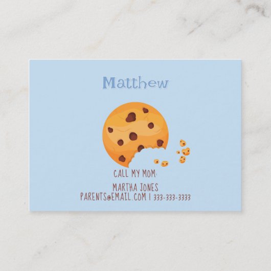 Melk & Cookies Speel Datum Bellen Kaarten (Achterkant)