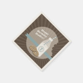 Melk + Cookies Verjaardag - Blauw Servet (Hoek)