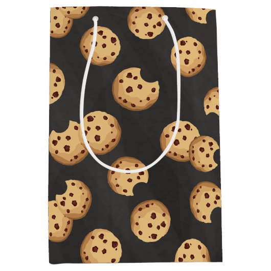 Melk & Cookies Verjaardag Gift Bag – Chocolade Chi Medium Cadeauzakje (Voorkant)