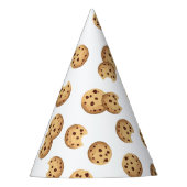 Melk & Cookies Verjaardagsfeest Pet – Chocolade Ch Feesthoedjes (Voorkant)