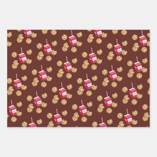 Melk & Cookies Wrapping Paper – Chocolade Chip Coo (Voorkant 3)