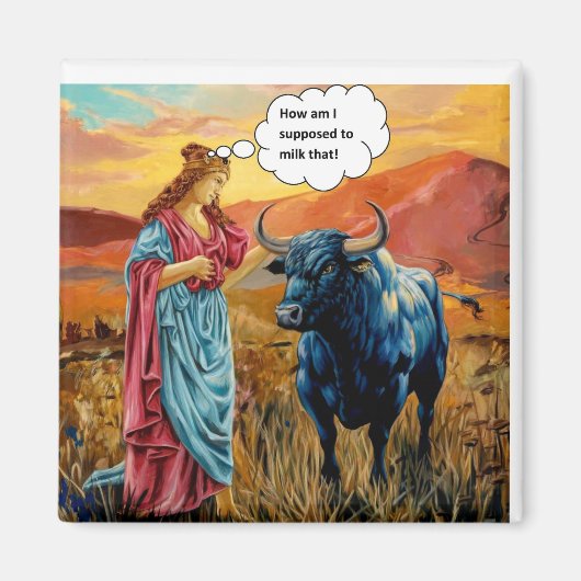 Melk die magneet (Voorkant)