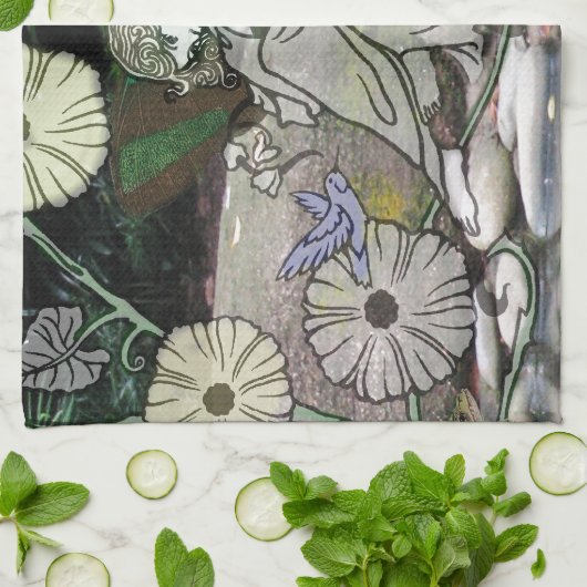 Melk door het water2 theedoek (Gevouwen)