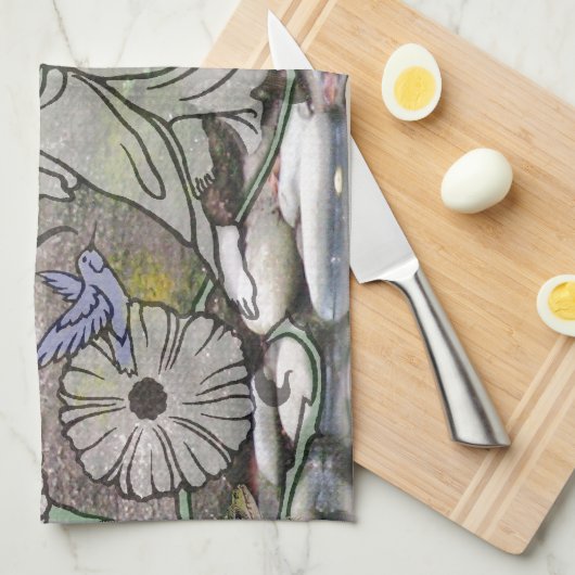 Melk door het water2 theedoek (Quarter Fold)