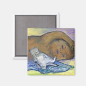 Melk, Drink baby's, aangepaste koelkast, magneten (Voorkant / Achterkant)