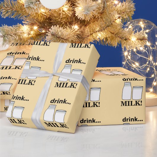 Melk Drink Melk Cadeaupapier (Feestdagen)