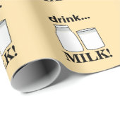 Melk Drink Melk Cadeaupapier (Rol Hoek)