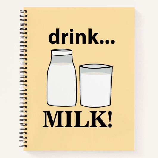Melk Drink Melk Notitieboek (Voorkant)