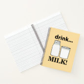 Melk Drink Melk Notitieboek (Binnen)