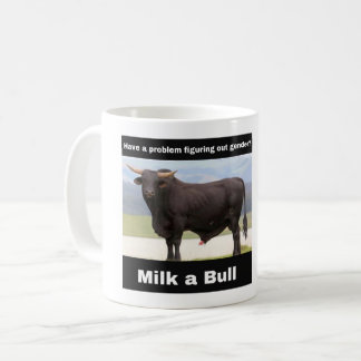 Melk een stier koffiemok