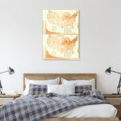 Melk en boter canvas afdruk (Insitu (Slaapkamer))