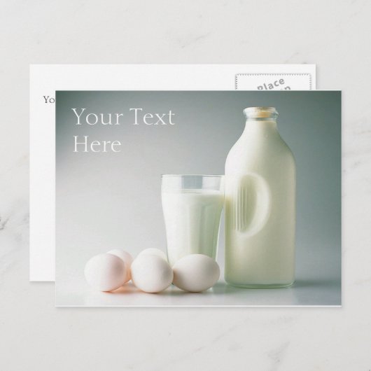 Melk en Briefkaart (Voorkant / Achterkant)