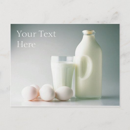 Melk en Briefkaart (Voorkant)