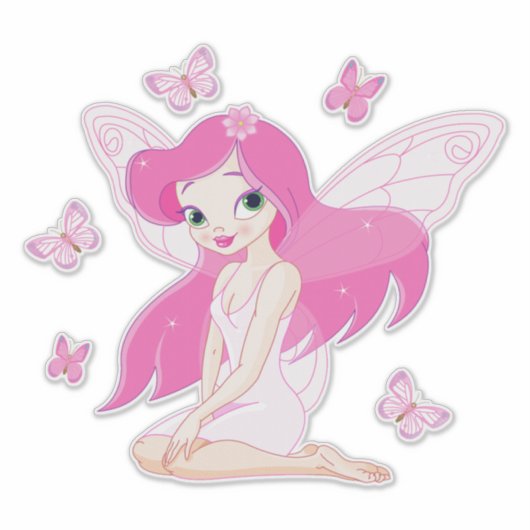 Melk en buikvliegen sticker (Voorkant)