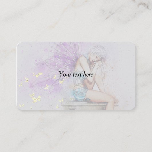 Melk en Butterflies 2 Visitekaartje (Achterkant)