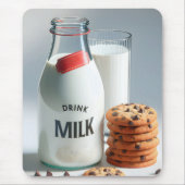 Melk en chocolade Chip Cookies Muismat (Voorkant)